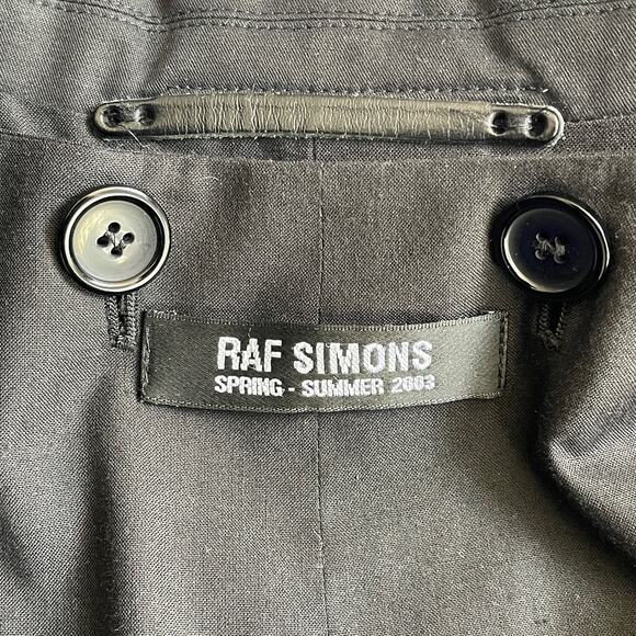 Raf Simons SS 2003 Cotton Blazer & Inner Vest  EU 50 - Picture 4 of 13